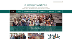 Desktop Screenshot of churchofsaintpaul.com